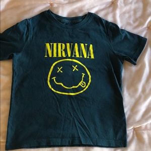 Size 4 baby gap Nirvana grunge band tee